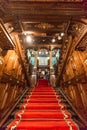 Interior of Peles Castle Museum in Romania Royalty Free Stock Photo