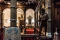 Interior of Peles Castle Museum in Romania Royalty Free Stock Photo