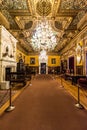 Interior of Peles Castle Museum in Romania Royalty Free Stock Photo