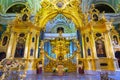 Interior of Peter and Paul Cathedral in St. Petersburg