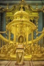 Interior of the Peter and Paul Cathedral in St. Petersburg Royalty Free Stock Photo