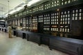 Interior of pharmacy museum drugs tore Johnson in Old Havana, Cuba Royalty Free Stock Photo