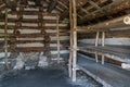 Interior Photo of Cabin at Valley Forge Park Royalty Free Stock Photo