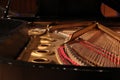 Interior of a piano Royalty Free Stock Photo