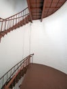 Interior of Piedras Blancas Lighthouse on the Central California Coast Royalty Free Stock Photo