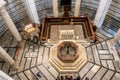 Interior of the Pisa Baptistery of St John, Battistero di San Giovanni, Pisa, Tuscany, Italy Royalty Free Stock Photo