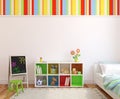 Interior of playroom. Royalty Free Stock Photo