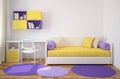 Interior of playroom. Royalty Free Stock Photo