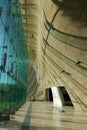 Interior of POLIN, the museum of the History of Polish Jews. Royalty Free Stock Photo