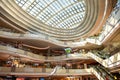 Interior of popular shopping complex, Shanghai - China