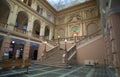 Interior of Postal and Telegraphic Museum of Central Europe, Trieste Royalty Free Stock Photo