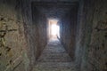 An interior of Prasat Tao in Sambor Prei Kuk in Cambodia