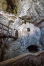 Interior of Predjama Castle