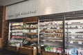 Interior of the Pret a Manger cafe on Sheldon Square, London