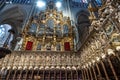 Interior of the Primate Cathedral of Saint Mary in Toledo, Spain