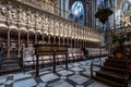 Interior of the Primate Cathedral of Saint Mary in Toledo, Spain Royalty Free Stock Photo