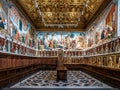 Interior of the Primate Cathedral of Saint Mary in Toledo, Spain Royalty Free Stock Photo