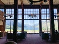 The Interior of the Prince of Wales Hotel at Waterton Lake National Park in Waterton Park, AB Canada