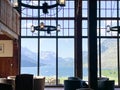 The Interior of the Prince of Wales Hotel at Waterton Lake National Park in Waterton Park, AB Canada