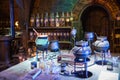 Interior of professor Snape magic jags collection. Decoration Warner Brothers Studio for Harry Potter. UK Royalty Free Stock Photo