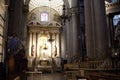 Interior of Puebla Cathedral in Puebla city, Mexico