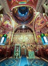 Interior of Putna monastery, Bucovina, Romania