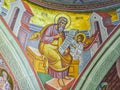 Interior of Putna monastery, Bucovina, Romania