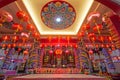 Interior of Puu Jih Shih temple in Sandakan Sabah Malaysia Royalty Free Stock Photo