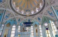 Interior Qol Sharif mosque Royalty Free Stock Photo