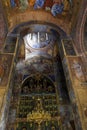 Interior of Raca monastery in Serbia Royalty Free Stock Photo