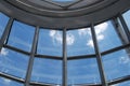 Windows inside of the Reichstag Cupola in Berlin