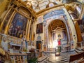 Interior religious scene Inside saint Agata Cathedral