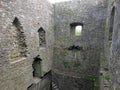 Interior remains of medieval English castle