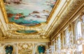 Interior of the restaurant with beautiful decoration inside musee