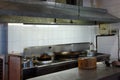 Interior of a restaurant kitchen Royalty Free Stock Photo