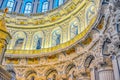 The interior of the resurrection Cathedral in the new Jerusalem monastery Royalty Free Stock Photo