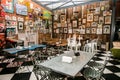 Interior of retro Bistro Restaurant and Bar Royalty Free Stock Photo