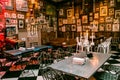 Interior of retro Bistro Restaurant and Bar Royalty Free Stock Photo