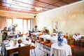 Interior of Retro Bistro Restaurant in up-market area Royalty Free Stock Photo