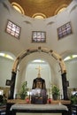 The interior of the Roman Catholic chapel