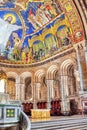 Interior of Roman Catholic church and minor basilica Sacre-Coe Royalty Free Stock Photo