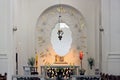 WARSAW, POLAND - MAY 12, 2012: Interior of the roman catholic St. Kazimierz Church in New Town of Warsaw