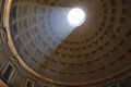 Interior of the Roman pantheon Royalty Free Stock Photo