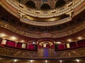 Interior of the the Romanian National Opera, Timisoara, Romania Royalty Free Stock Photo