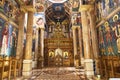 The interior of the Romanian Orthodox Church Nativity of the virgin in Jericho