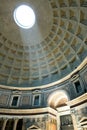 Interior of Rome Pantheon Royalty Free Stock Photo