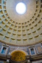 Interior of Rome Pantheon, Italy Royalty Free Stock Photo