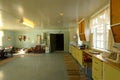 Interior of room at ancient Norwegian village house