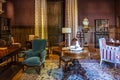 Interior of a room in the chateau Azay-le-Rideau, Loire valley, France. Royalty Free Stock Photo