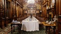 Interior room of Peles Castle Sinaia Romania